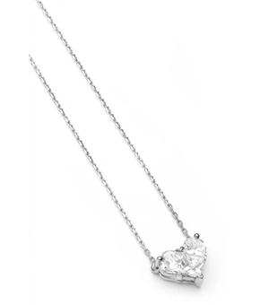 Colar Cora��o de Diamantes