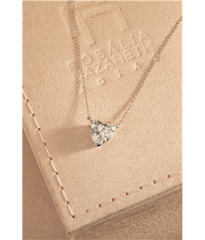 Colar Diamante Cora��o 3 quilates