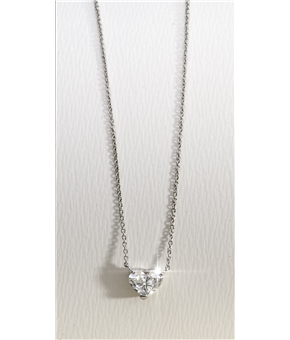 Colar Diamante Cora��o 3 quilates