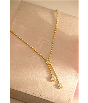 Colar Riviera Ouro Amarelo Lapida��es