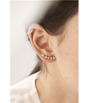 Earcuff Diamantes lapida��es